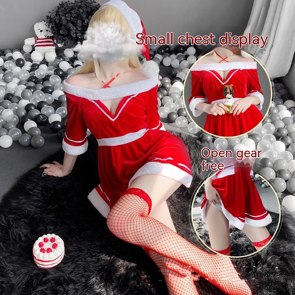 Three-Point Christmas Suit Uniform Temptation