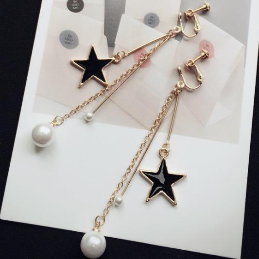 Fashion Personalized Long Pearl Tassel Earrings