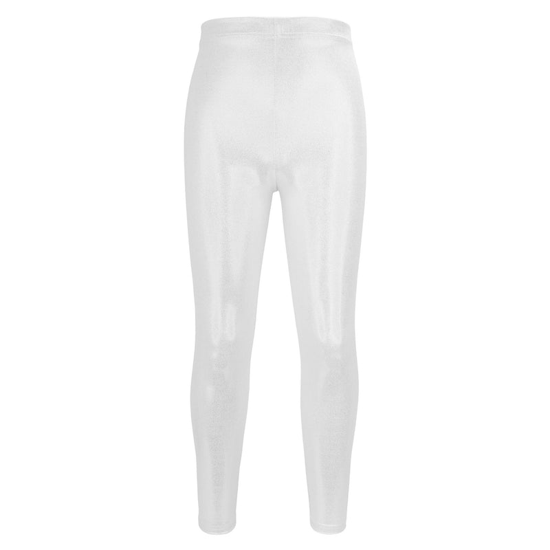 Bright Bronzing Children Dance High Elastic Breathability Yoga Pants